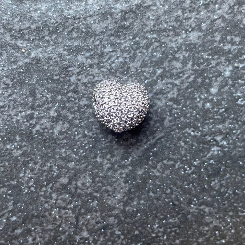 Pandora Charm - Sparkling Heart